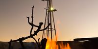 Karoo fire pit sunset. Photo: Kevin Farr<br>