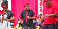 Economic Freedom Fighters (EFF) leader Julius Malema at his party’s manifesto launch at Gandhi Square in Johannesburg on 26 September 2021. (Photo: Gallo Images / Sharon Seretlo)