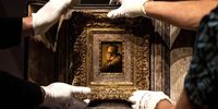 epa10440039 The artwork 'The Bust', painted by 17th century Dutch artist Rembrandt van Rijn, is arranged by experts after it was unpacked by the Hermitage Museum in Amsterdam, The Netherlands, 30 January 2023. In addition to the painting, more than thirty paintings from 'The Leiden Collection' will come to Amsterdam, where the pieces of art will be exhibited to the public under the title 'Rembrandt and contemporaries' from February to the end of August.  EPA-EFE/RAMON VAN FLYMEN