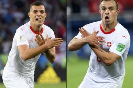 Swiss coach unimpressed with Shaqiri and Xhaka's celebrations in win over Serbia