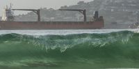 Russian cargo ship Lady R leaves Simonstown harbour . Photo:Supplied