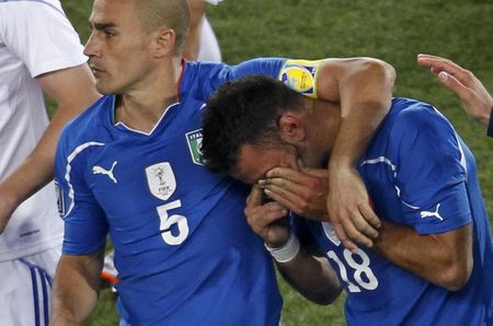 The ruling World Champions Italy crash out, join France in ignominy