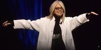Diane Keaton speaks onstage at CinemaCon 2019 The State of the Industry and STXfilms Presentation at The Colosseum at Caesars Palace during CinemaCon, the official convention of the National Association of Theatre Owners, on April 2, 2019 in Las Vegas, Nevada.  (Photo by Matt Winkelmeyer/Getty Images for CinemaCon)