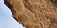Eyes in the sand dune. Photographer: Marina Jacobs