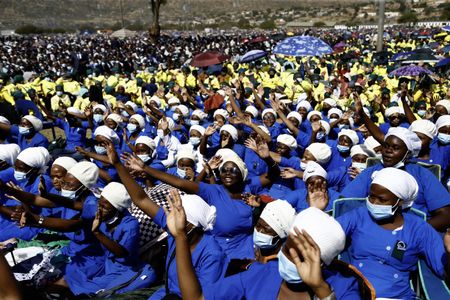 Zion Christian Church leader visits Botswana as infighting threatens to tear church apart