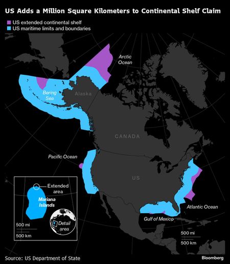 China and Russia challenge legality of US claims to seabed floor