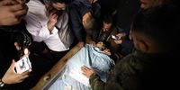 epa10445803 Palestinians carry the body of 25-year-old Abdullah Sami Qalalweh at Rfedya Hospital in the West Bank city of Nablus, 03 February 2023. A young Palestinian was shot and killed by Israeli forces at Huwwara military checkpoint on 03 February, according to spokesman for the Palestinian Red Crescent Ahmad Jibril  EPA-EFE/ALAA BADARNEH 6889