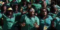 An ANC supporters sing at the Siyanqoba Rally at FNB Stadium on 25 May 2024 ahead of the upcoming national and provincial election on May 29, 2024.(Photo: Felix Dlangamandla)