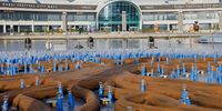 A general view of the lightbulbs that are part of the largest solar power lightbulb display, for which the UAE won the Guinness World Record, in Dubai, United Arab Emirates, May 23, 2024. REUTERS/Rula Rouhana