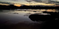 Sunset on the Orange River at Gariep 5/5/21.