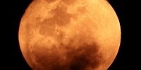 Blood Moon Sabie Camp Kruger Park. Photographer: Peter Brett<br>