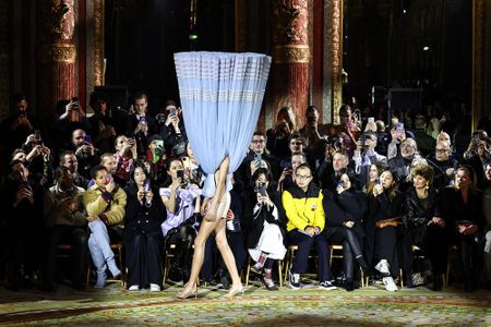 The Day in Pictures: First Lady Jill Biden at the Smithsonian, and Kylie Jenner attends the Jean-Paul Gaultier couture show