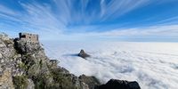 A peak above the clouds for the mighty Lions Head. Photographer: Saphokazi Ndabula