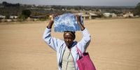 Diana Mashaba a resident of Hamanskraal has to buy water for her household, the Gauteng department of health confirmed that the death toll in the cholera outbreak had risen to 15. (Photo: Felix Dlangamandla)