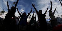 Housing protesters camp in Madrid amid Spain housing crisis