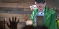 Former Brazilian President Jair Bolsonaro attends an event with members of the Brazilian community at the Majestic Life Church in Orlando, Florida, USA, 31 January 2023. Bolsonaro has applied for a six-month visitor visa to remain in the US, according to his lawyer Felipe Alexandre.  EPA-EFE/CRISTOBAL HERRERA-ULASHKEVICH