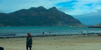 Hout Bay beach on Sunday.