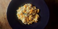 Roasted butternut risotto with sage
