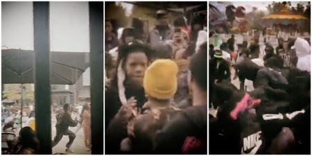 Chaos at Mall of Africa as scores of black-clad teenagers run wild