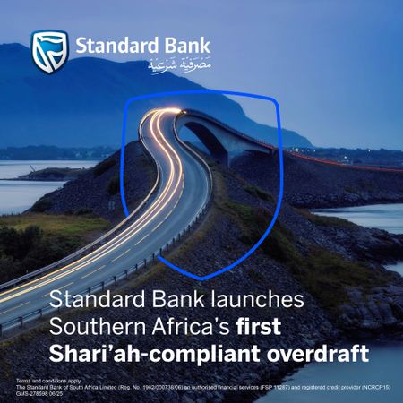 Standard Bank Launches Southern Africa’s First Shari’ah-Compliant Overdraft