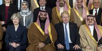 Britain's then prime minister Theresa May (L), Saudi Arabia's crown prince Mohammad bin Salman Al Saud (2-L) and Britain’s then foreign secretary Boris Johnson (2-R) pose for a photograph ahead of meetings inside 10 Downing Street, London, 7 March 2018. (Photo: EPA-EFE/WILL OLIVER)