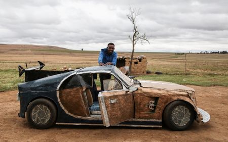 With an SRD grant and his hands, Bergville’s self-taught car designer is building an engineering dream