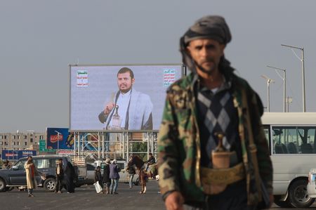 US strikes Houthi strongholds in Yemen where leaders are hiding, Yemeni sources say