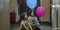 epa09829647 Children from Mariupol play in the temporary accommodation center for refugees on the basis of the 'Zvezda' boarding house in the Neklinovsky district of the Rostov region, Russia, 16 March 2022. The recreation center accommodates 350 people and 150 children for whom meals and medical care are organised. On 24 February Russian troops had entered Ukrainian territory in what the Russian president declared a 'special military operation', resulting in fighting and destruction in the country, a huge flow of refugees, and multiple sanctions against Russia.  EPA-EFE/ARKADY BUDNITSKY