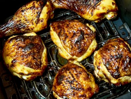 #6: Roast chicken thighs and drumsticks with gin and orange