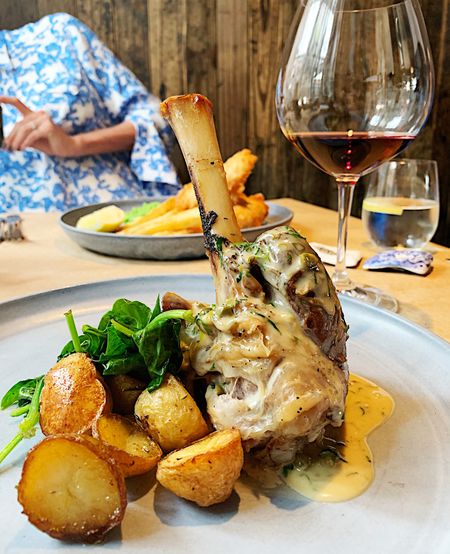 Fish & chips at The Test Kitchen, and gin that changes hue