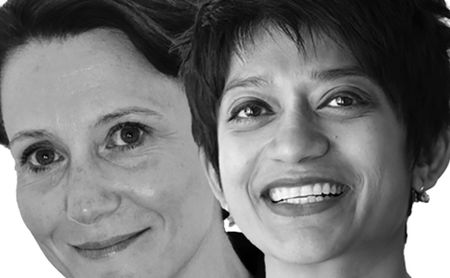 Ariane de Lannoy and Sharmi Surianarain