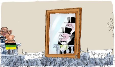 Cartoon: #FeesMustFall according to Jerm