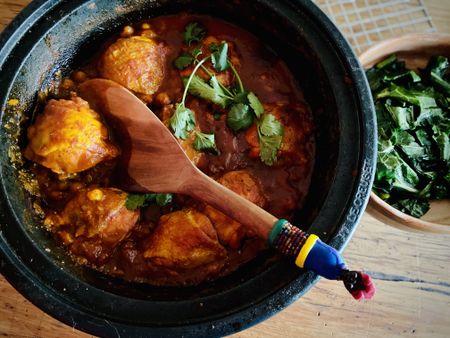 What’s cooking today: Chicken & Chickpea Curry