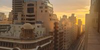 Braamfontein (Marshalltown) sunset. Photographer: Gerhard Potgieter