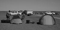 Part of the Williston Camino pop-up camp. (Photo: Chris Marais)<br>