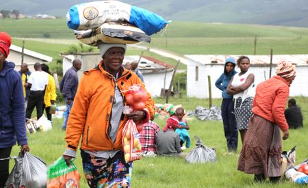 Relief for desperate families as your generous donations bring hope to poverty-stricken Lusikisiki