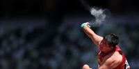 TOKYO, JAPAN - AUGUST 01: Lijiao Gong of Team China competes in the Women's Shot Put Final on day nine of the Tokyo 2020 Olympic Games at Olympic Stadium on August 01, 2021 in Tokyo, Japan. (Photo by Patrick Smith/Getty Images)