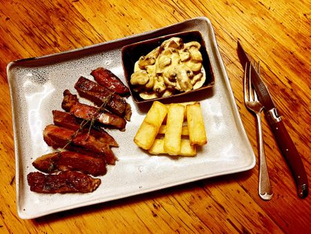 What’s cooking today: Wagyu rib-eye steak