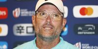 Springbok coach Jacques Nienaber addresses a team media conference  in Presles, France, on 19 September 2023. (Photo: Steve Haag/Gallo Images)