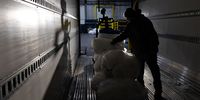 A worker sorts recyclable plastics from a trailer at an ACME and Safeway Distribution Center in Denver, Pennsylvania, US, on Tuesday, June 20, 2023. More than 500 brands sold in the US and Canada participate in store drop-off recycling, using labels from an effort called How2Recycle that tell customers to bring used packaging waste to about 12,000 retail outlets. Photographer: Hannah Beier/Bloomberg via Getty Images