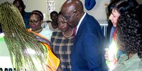 Zimbabwean Ambassador to South Africa David Hamadziripi (centre) and Malawian Ambassador Stella Chiripo Ndau (centre left) visit an accident victim at Louis Trichardt Memorial Hospital. (Photo: Bernard Chiguvare)