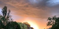 Sunset after a thunderstorm. Image: Gerhard Coetzee 