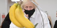 LONDON, ENGLAND - MARCH 25: British Prime minister Boris Johnson visits the Monkey Puzzle Nursery in Greenford on March 25, 2021 in London, England. (Photo by Jeremy Selwyn-WPA Pool/Getty Images)