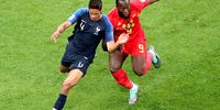 Raphael Varane of France (L) and Romelu Lukaku of Belgium in action during the FIFA World Cup 2018 semi final soccer match between France and Belgium in St.Petersburg, Russia, 10 July 2018. EPA-EFE/ZURAB KURTSIKIDZE