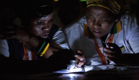 Darkness at the edge of the ANC town