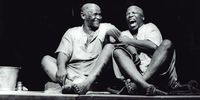 The Island with Winston Ntshona (left) and John Kani. (Photo: Supplied)