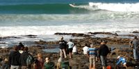 Holiday makers at Jeffreys Bay. (Photo: Mike Holmes)