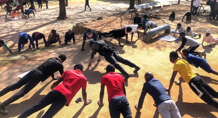 Let the Children Play - The start of reclaiming a Hillbrow park