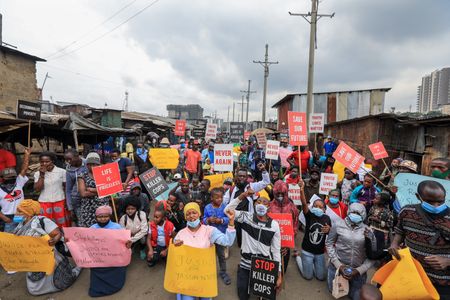 Three people shot dead by Kenyan police at protest