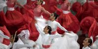 epaselect epa10441801 Dancers perform during the presentation of the annual report on the activities of judicial bodies, in Caracas, Venezuela, 31 January 2023. The Venezuelan Judiciary increased by 74% the number of sentences issued by specialized and non-specialized courts throughout the country during the past year compared to 2021, said this 31 January the president of the Supreme Court of Justice (TSJ), Gladys Gutierrez, in the presentation of the annual report of the activities of the judicial bodies.  EPA-EFE/MIGUEL GUTIERREZ
